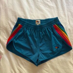 Retro Rainbow Women's Shorts